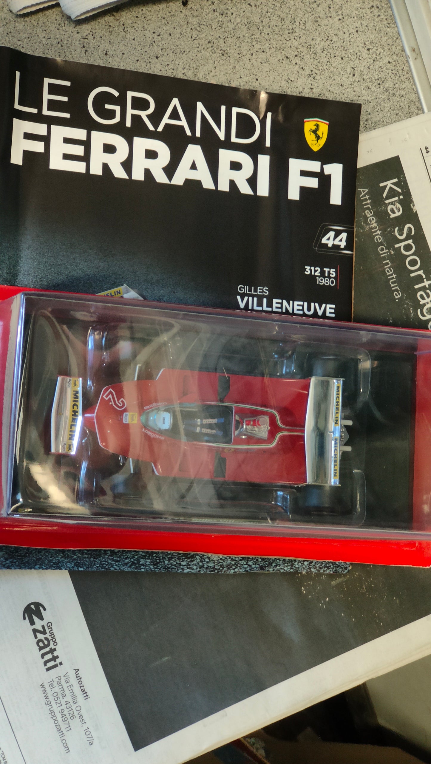 GRANDI FERRARI - 312 T5 di Gilles Villeneuve 1980 Nuova uscita n 44 e