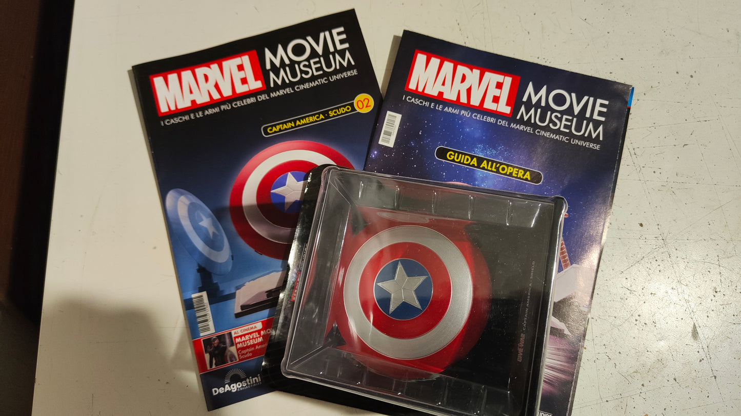 Collezione Marvel movie Museum uscita numero 2. Scudo .. nuovo