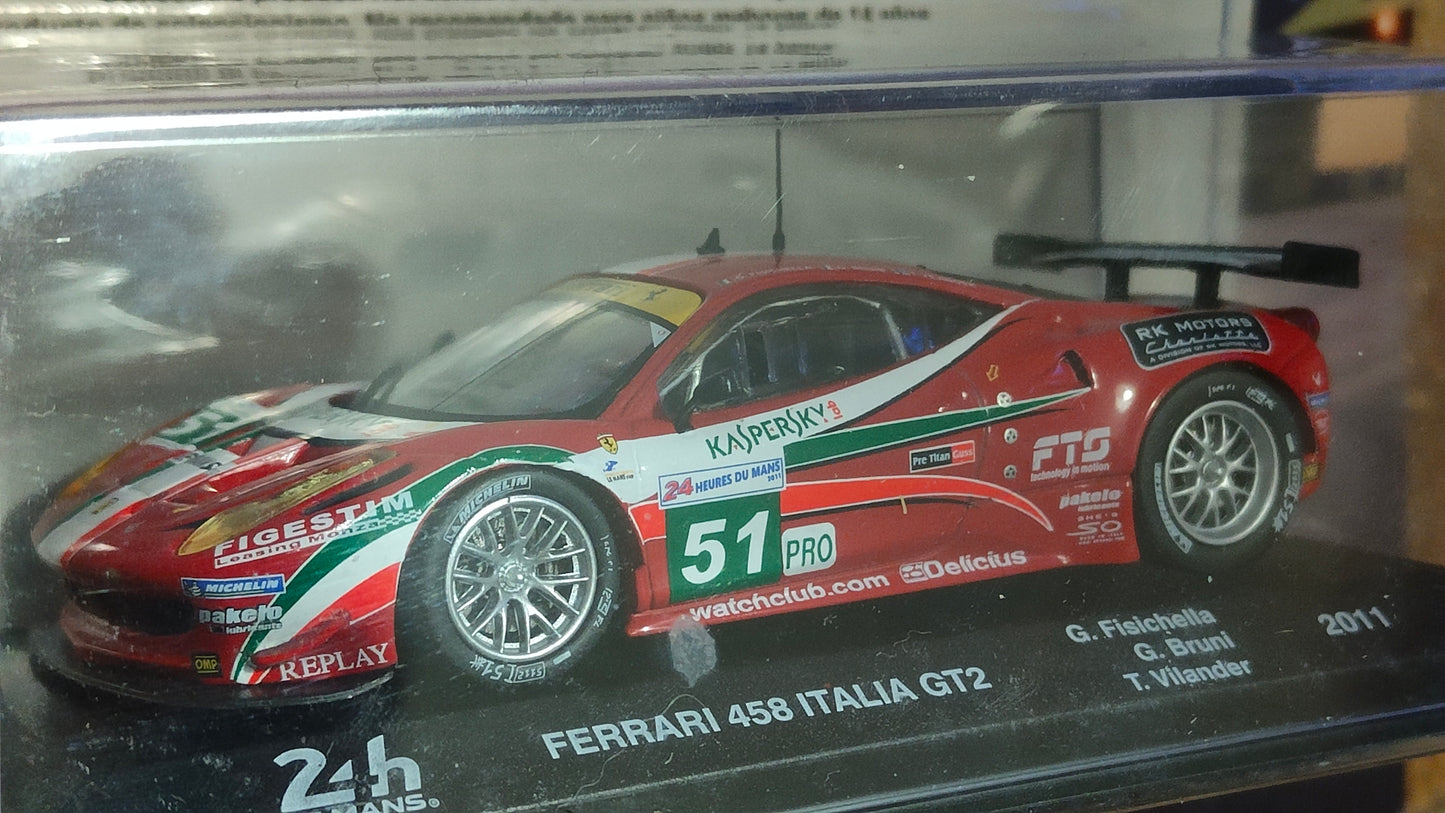 Collezione 24 ore le Mans . Ferrari 458 Italia GT2. 2011. 1-43 " NUOVA