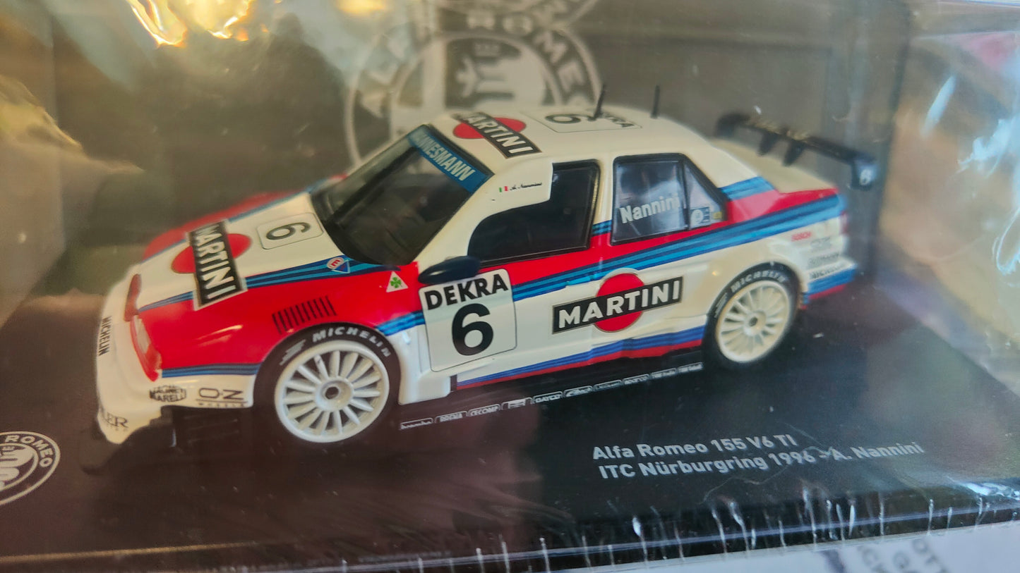 Collezione Alfa Romeo sport collection scala 1:43 Alfa Romeo 155 v6 TI 3° uscita nuovo Se sei interessato a tutta la collezne non spenderai più le spese di spedizione. CONTATTACIio