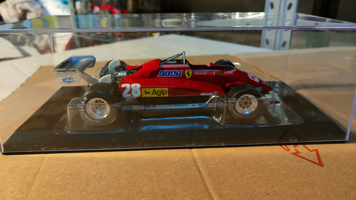 Grandi Ferrari 126 C2 Mario Andretti 1982 con fascicolo nuova