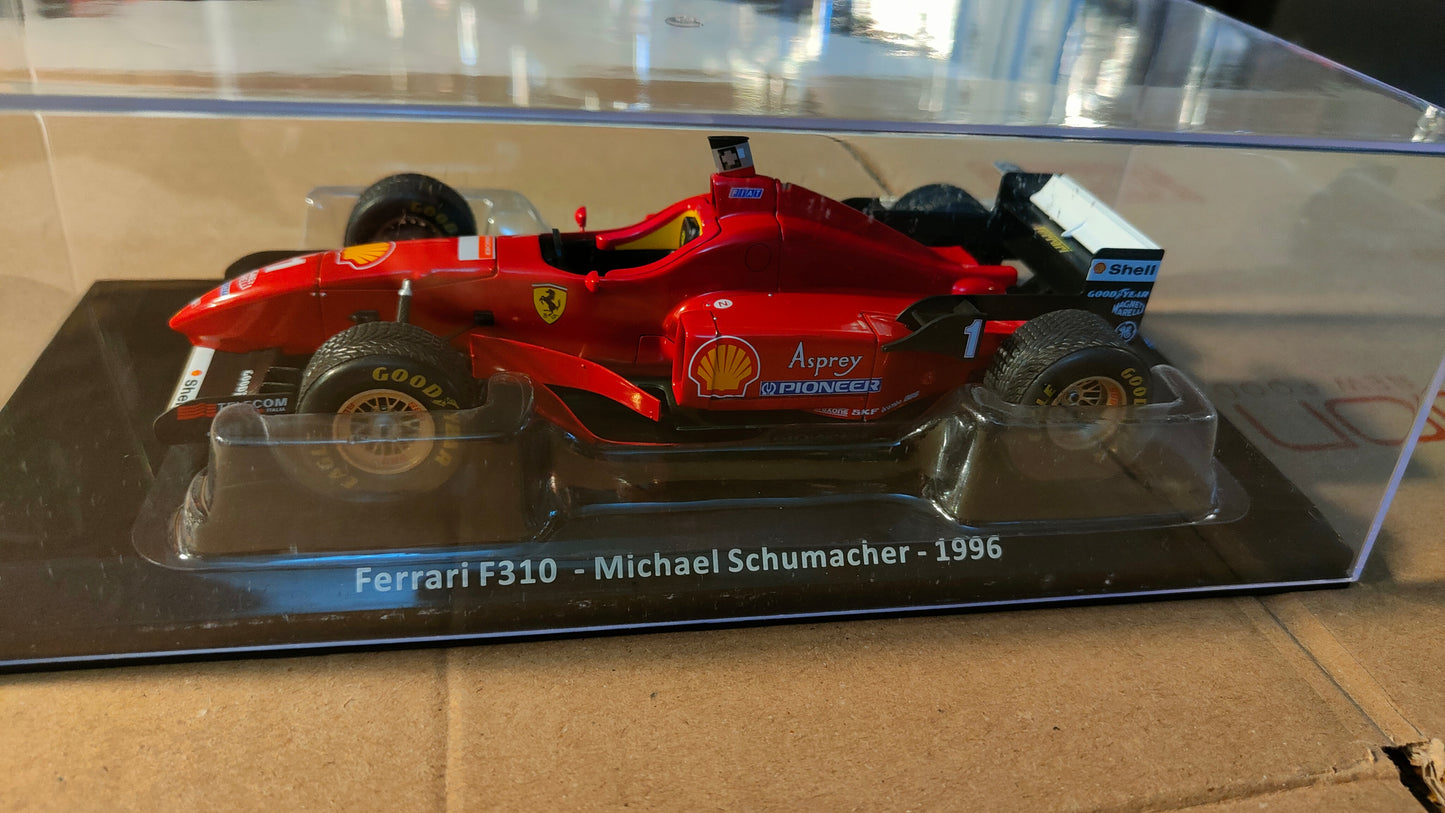Grandi Ferrari F310 Michael Schumacher 1996 con fascicolo nuova
