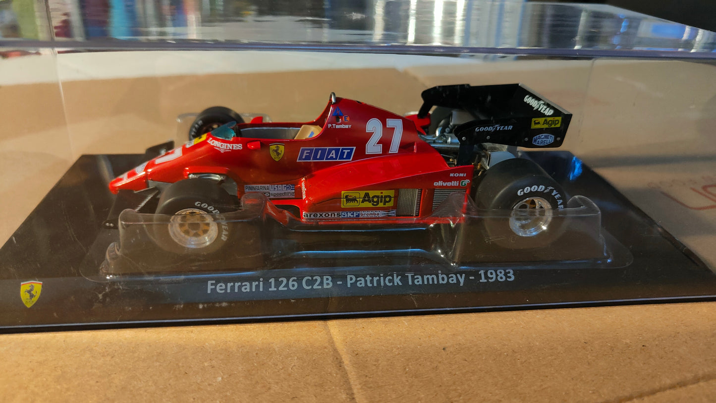 Grandi Ferrari 126 c2b. di Patrick tambay 1983 con fascicolo nuova