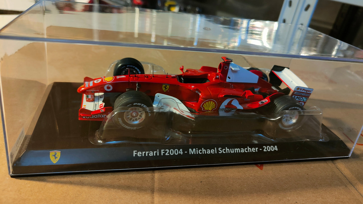 Grandi Ferrari F2004 - Michael Schumacher - 2004 con fascicolo nuova