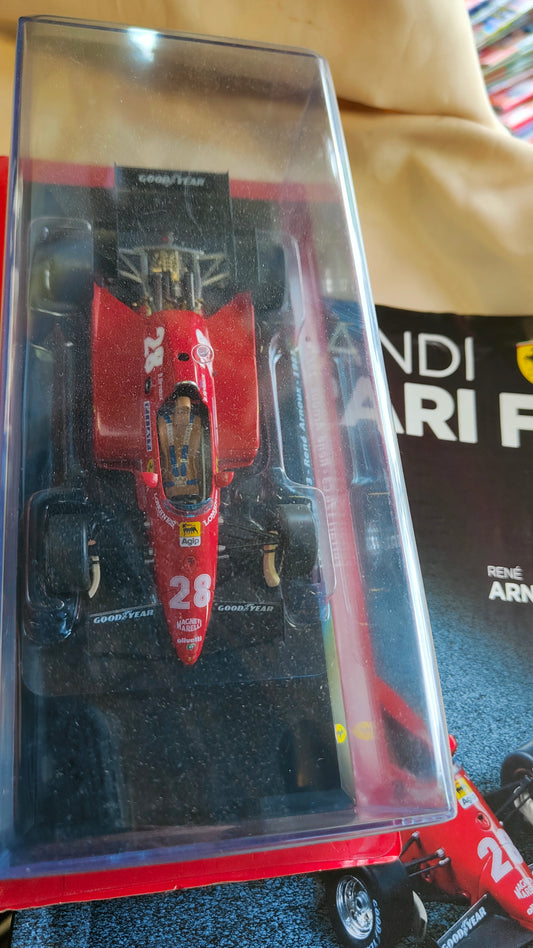Collezione : Grandi Ferrari , form 1:24 la 126 C3 di Rene' Arnoux nuova