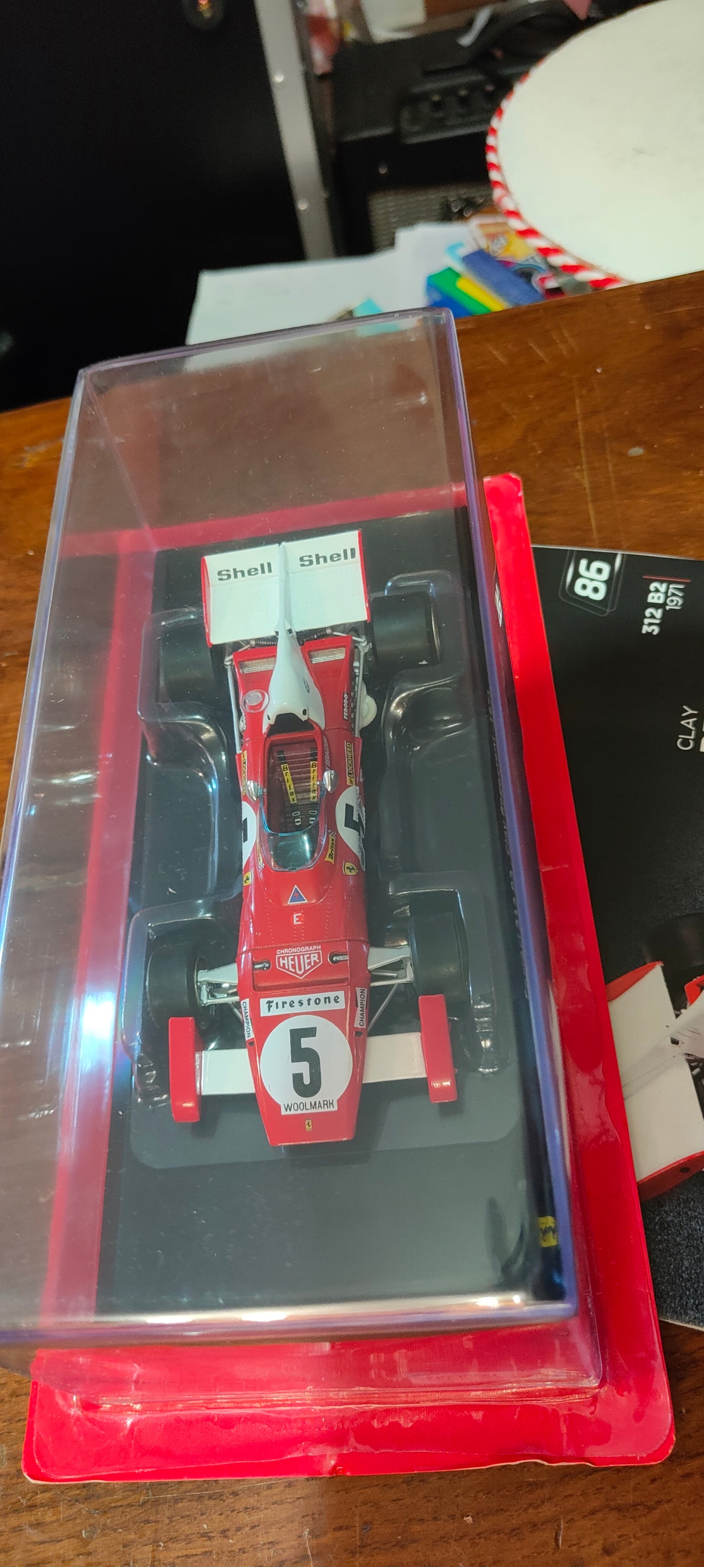 Grandi Ferrari formato 1:24.in edicola 312 B2 Clay Ragazzoni 1971 nuova