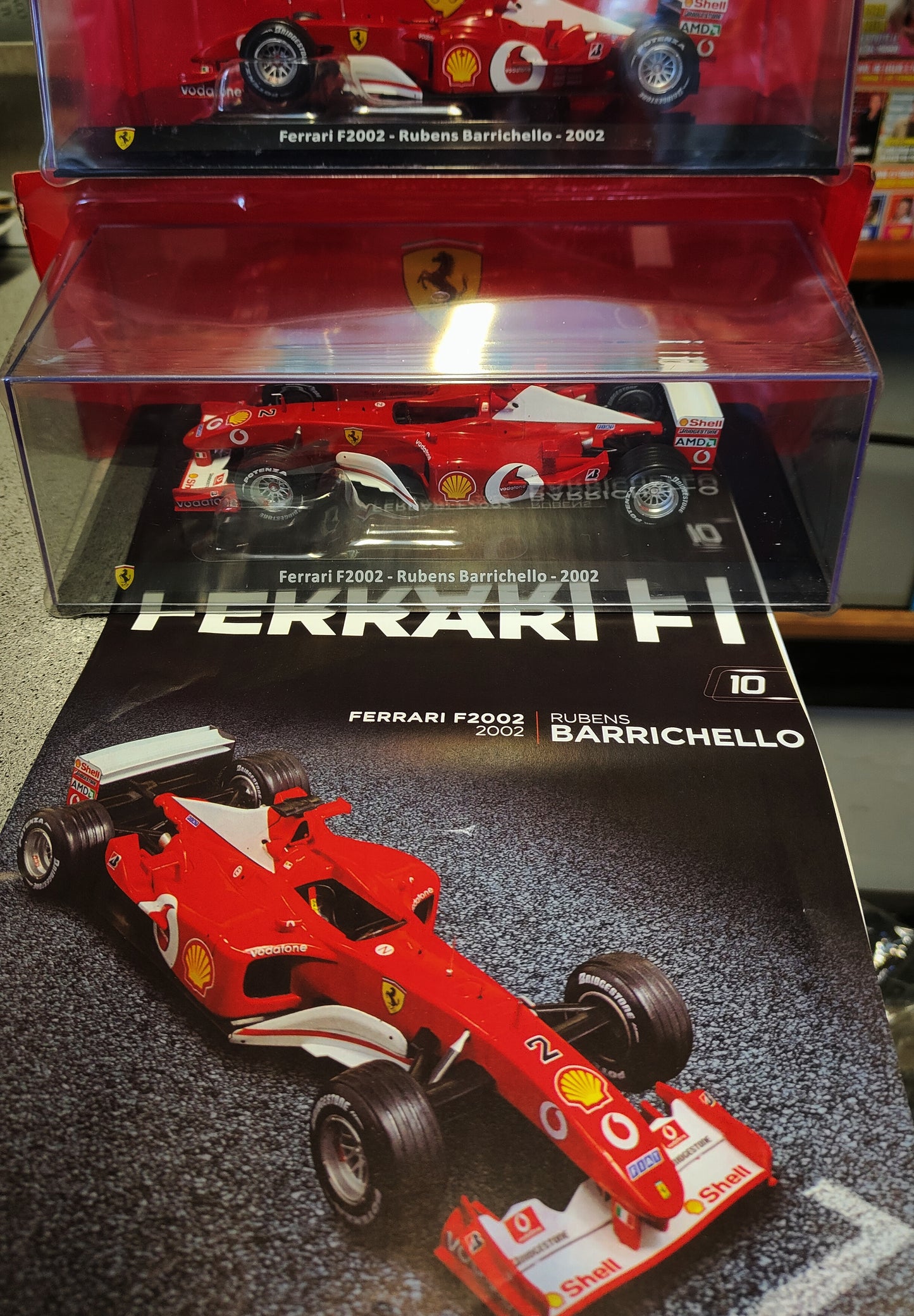 LE GRANDI FERRARI - F2002 di Rubens Barrichello uscita n 10- NUOVA con fascicolo