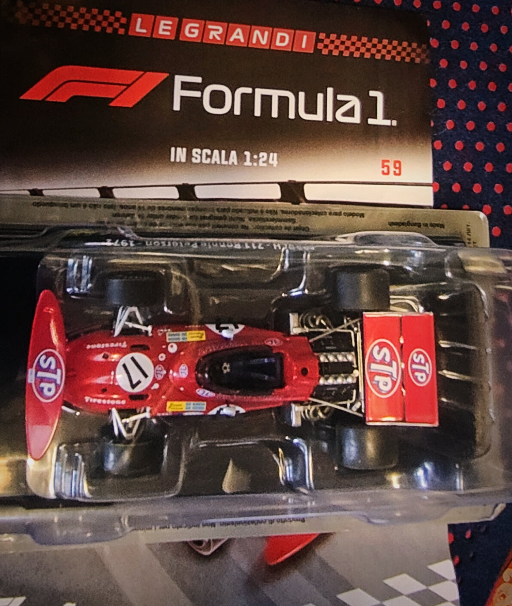 GRANDI FORMULA 1 - MARCH 711 di Ronnie Peterson 1971 - con fascicolo NUOVA