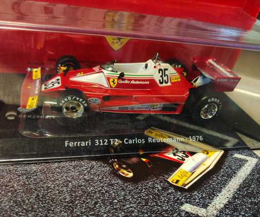 LE GRANDI FERRARI -312 T2 di Carlos Reutemann .1976 - 11 USCITA NUOVA edicola