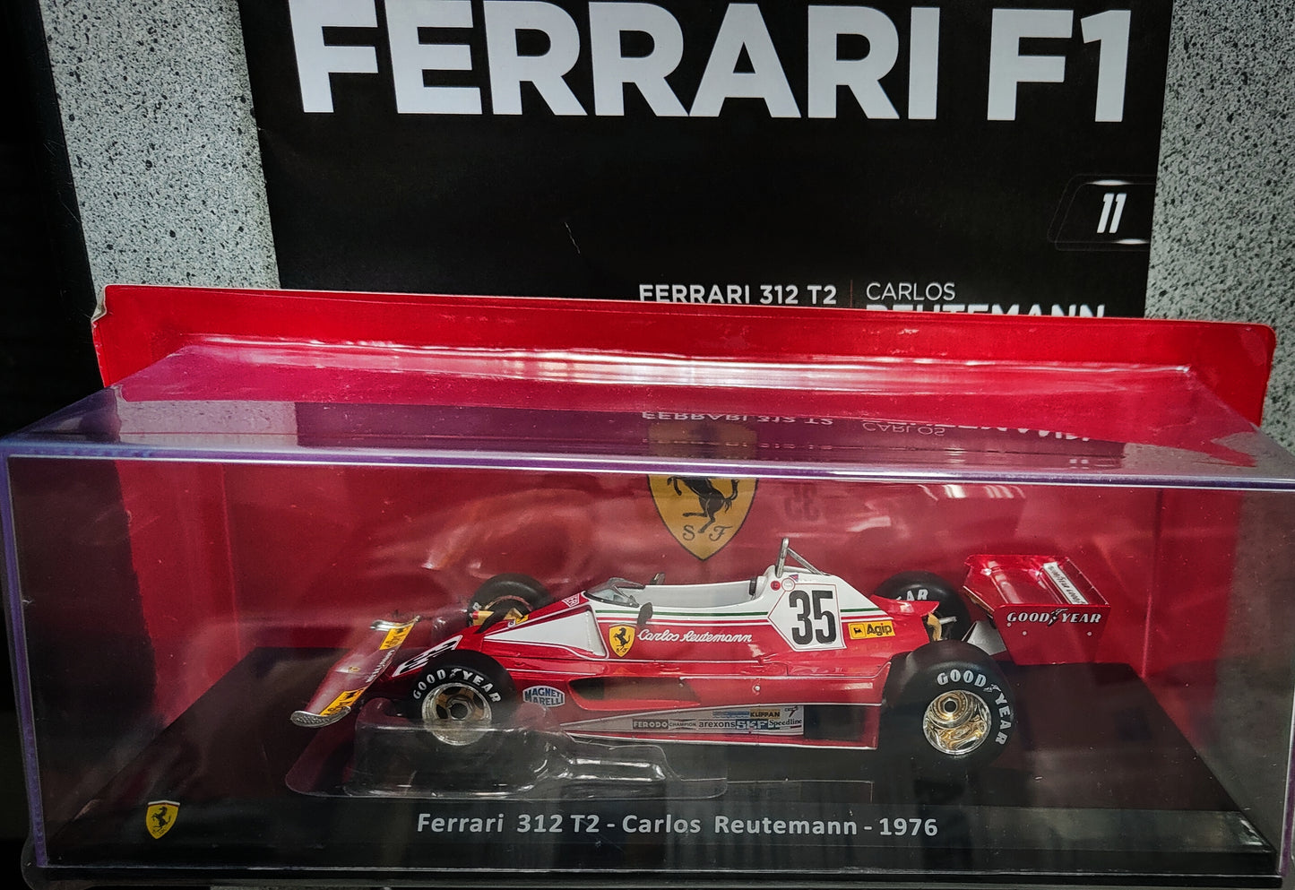 LE GRANDI FERRARI -312 T2 di Carlos Reutemann .1976 - 11 USCITA NUOVA edicola