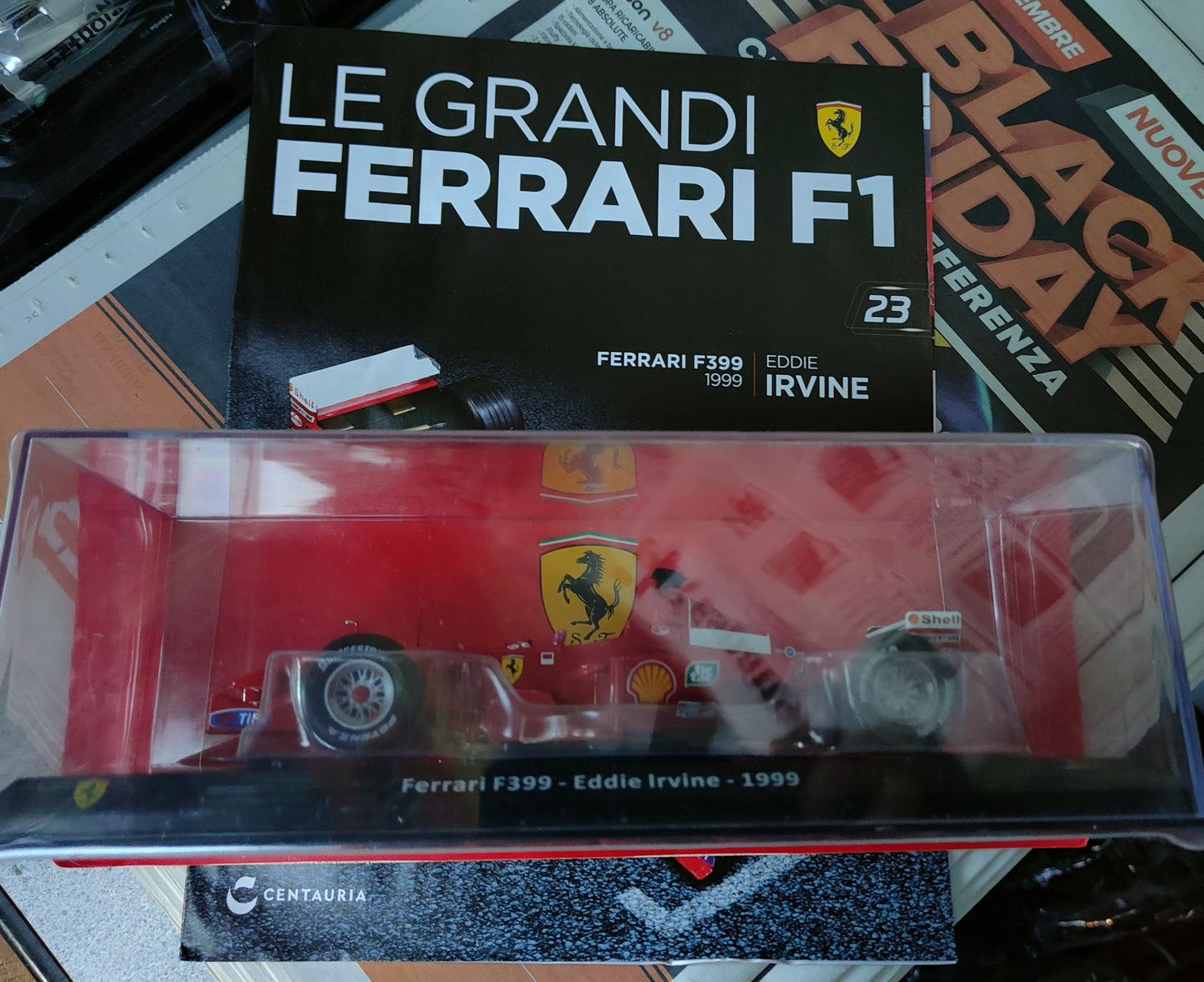 Le grandi Ferrari - F399 di Eddie Irvine . 1999 - nuova con fascicolo