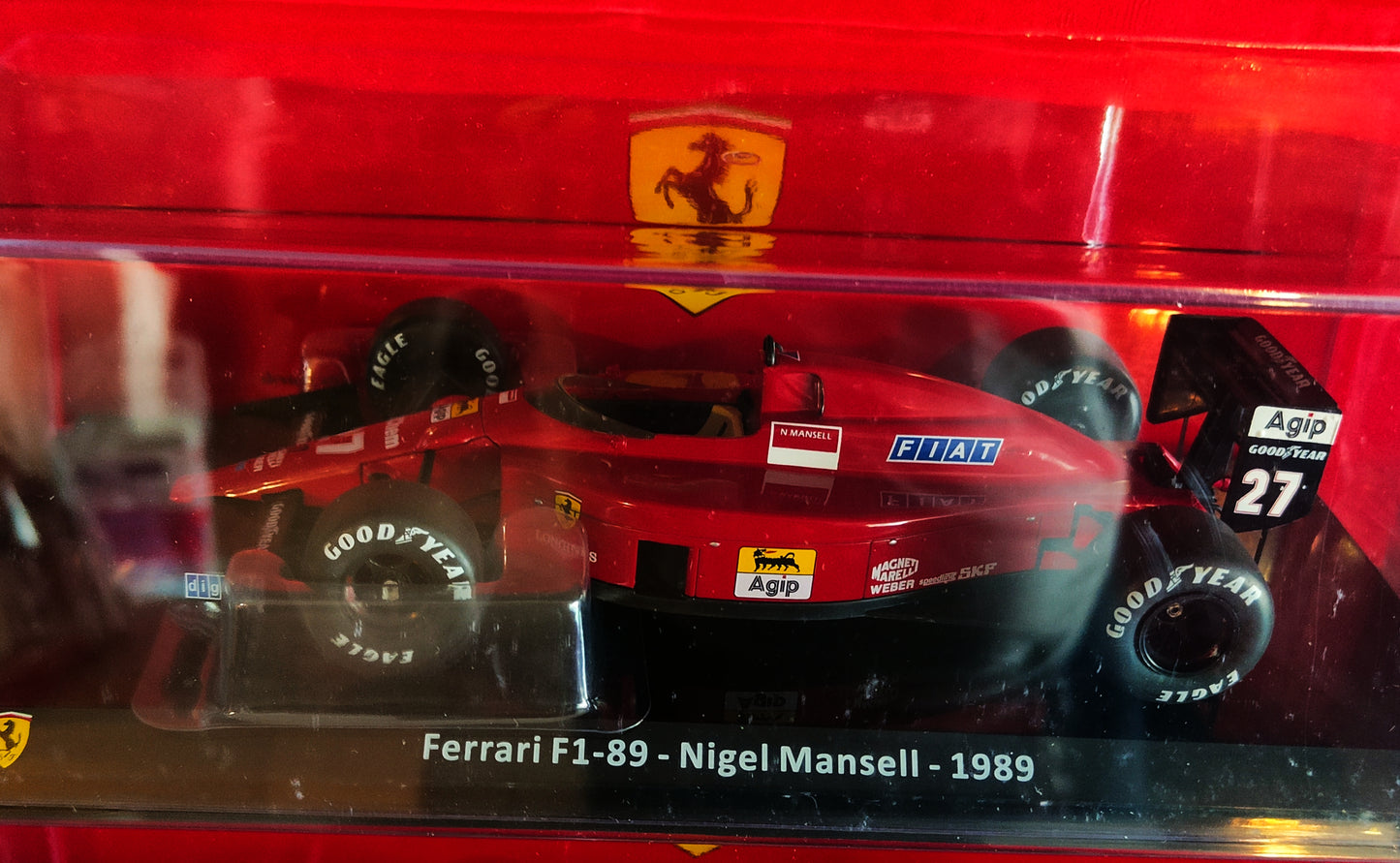 GRANDI FERRARI . 1:24 - F1 89 Di Nigel Mansell del 1989 - nuova con fascicolo
