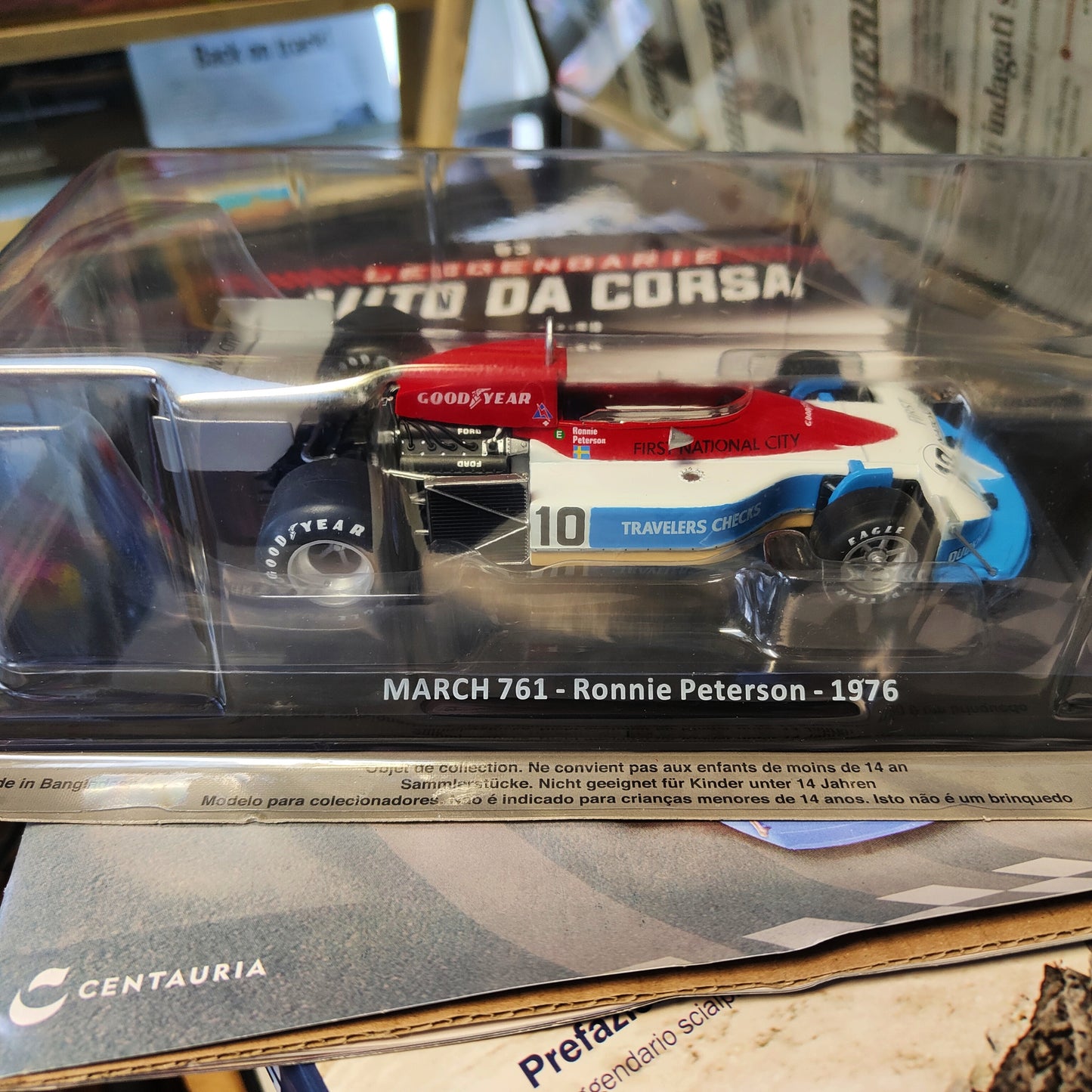 GRANDI FORMULA 1 - MARCH 761 di Ronnie Peterson 1976 - uscita n 83 con fascicolo NUOVA