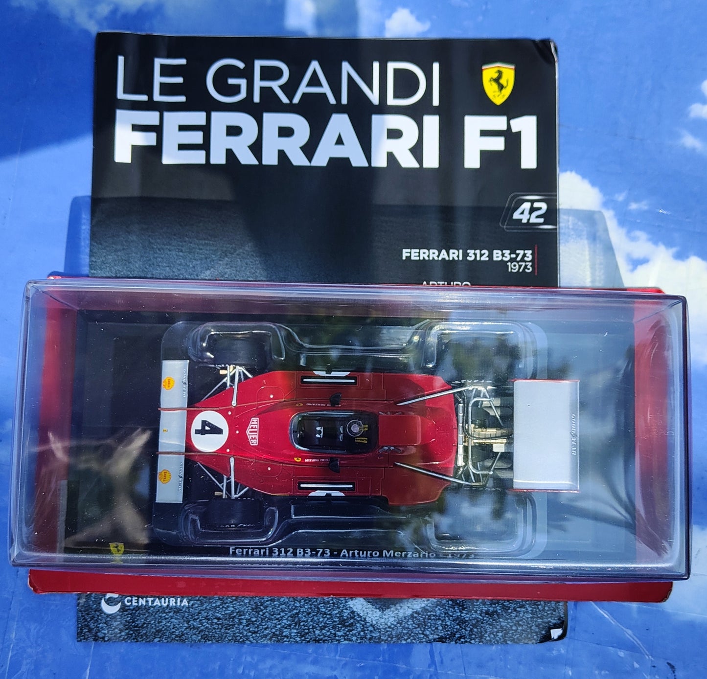 GRANDI Ferrari - FERRARI 312 B3 di Arturo Merzario 1973 - con fascicolo NUOVA