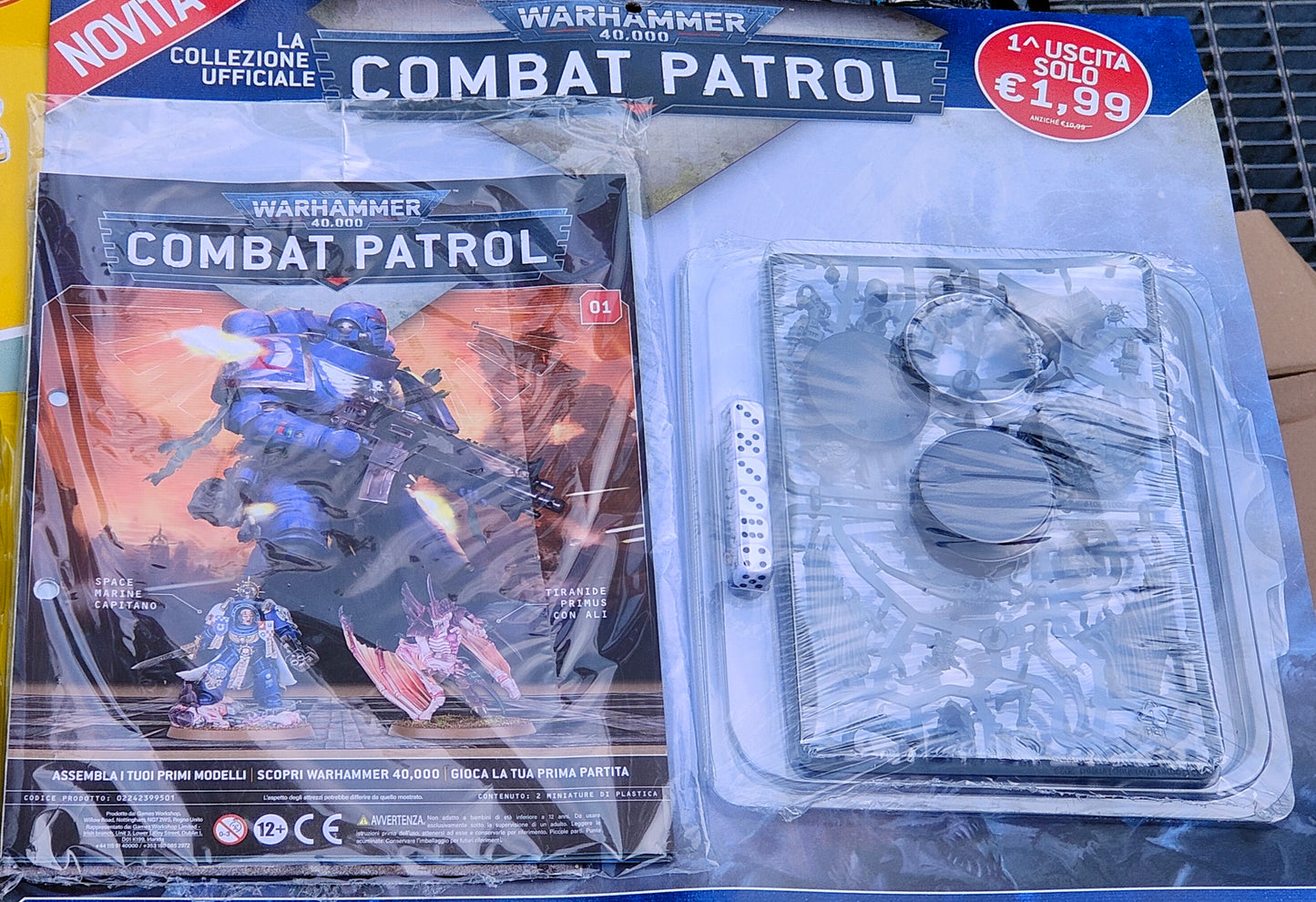 Nuova Collezione " COMBAT PATROL Warhammer " 1 uscita assembla i tuoi modelli