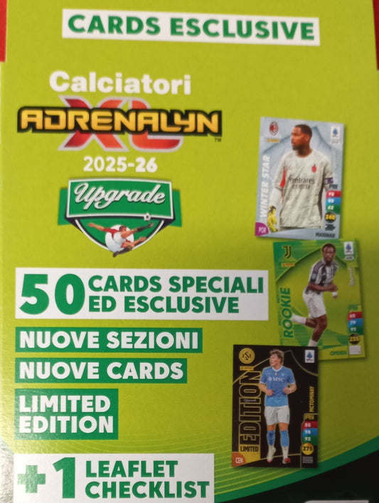 CALCIATORI ADRENALYN Upgrade - Blister da 50 Cards