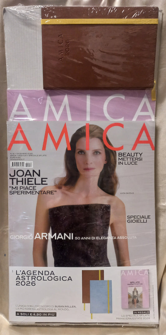 AMICA + AGENDA ASTROLOGICA (AZZURRA) 2026 + SPECIALE SFILATE