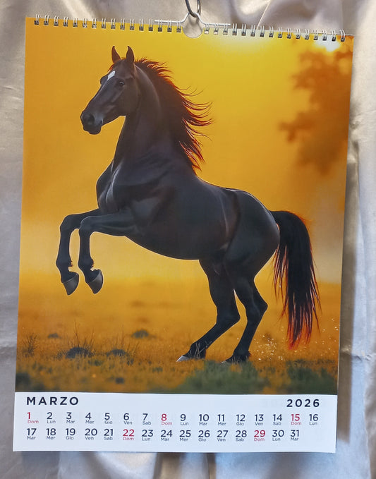 CALENDARIO 2026 PASSIONE CAVALLI