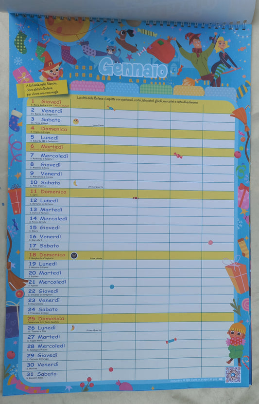 CALENDARIO della FAMIGLIA 2026