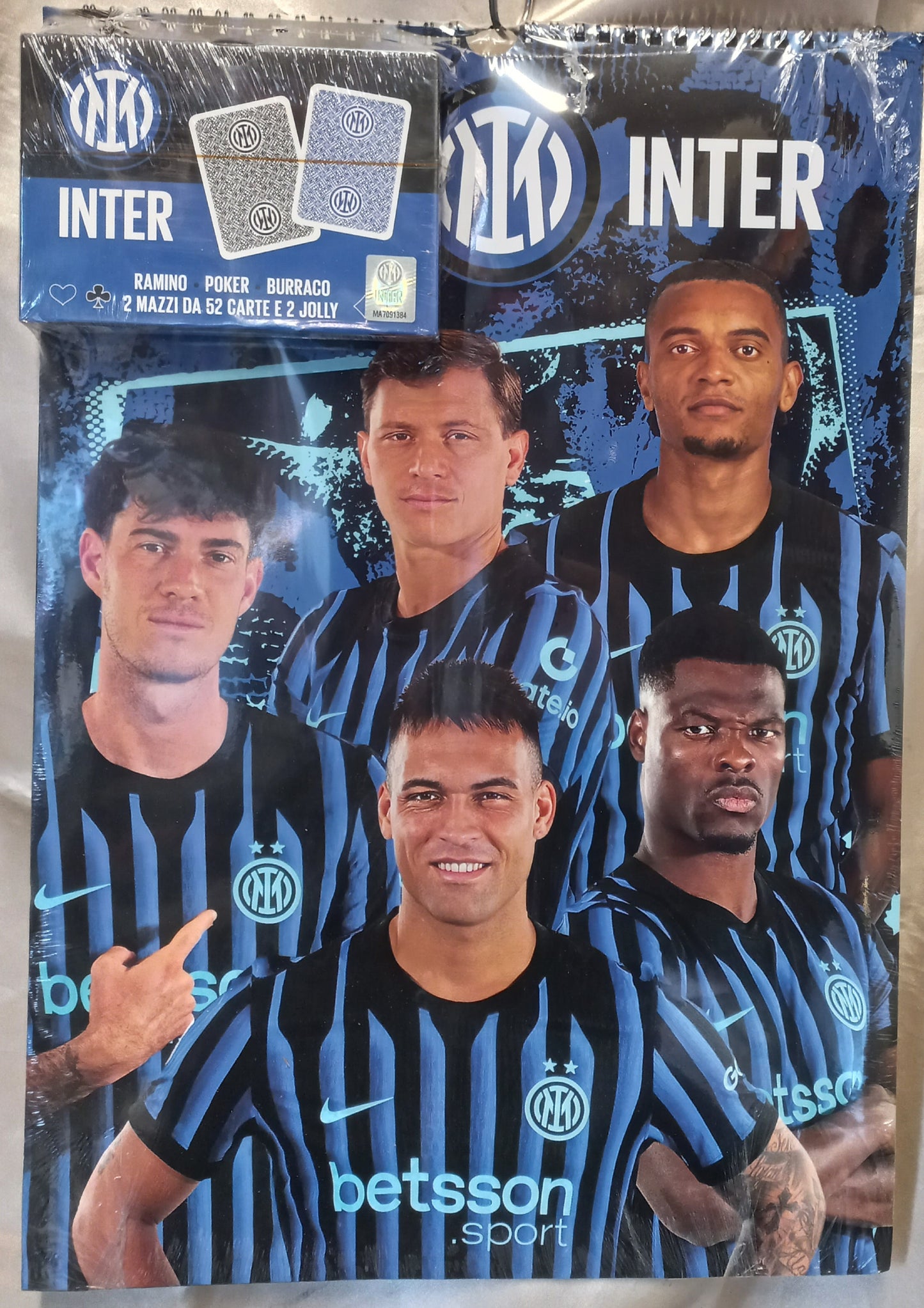 CALENDARIO UFFICIALE 2026 INTER + CARTE da RAMINO, POKER, BURRACO