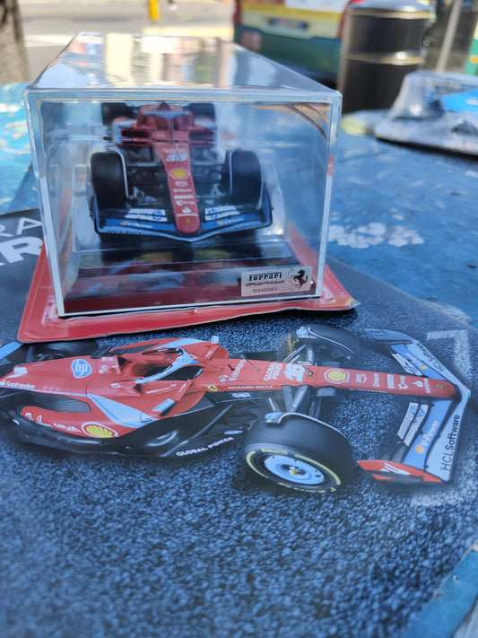 Collezione grandi Ferrari sf 24 Charles Leclerc del 2024 come nuova