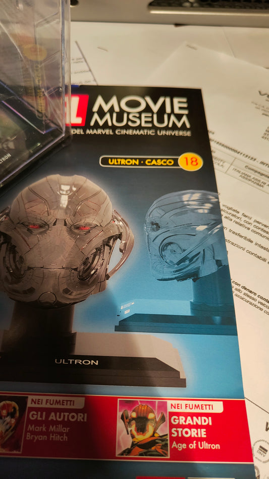 Collezione Marvel Museum . Ultron .casco 18° uscita Nuovo