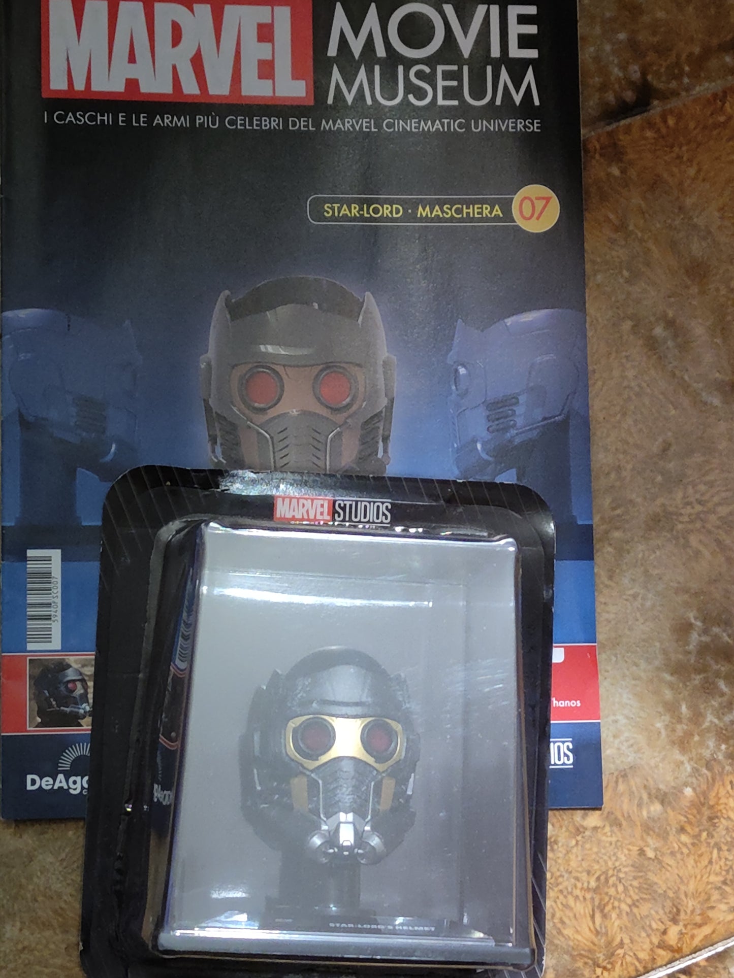 Collezione Marvel movie Museum uscita n 7 Star Lord Maschera .. nuovo