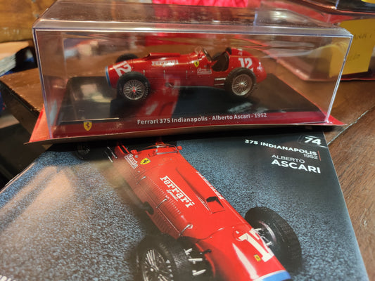 Collezione grandi Ferrari 375 Indianapolis di Alberto Ascari del 1952 form 1:24