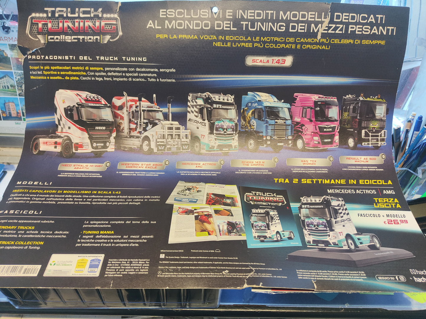Collezione TRUCK TUNING collection le motrici più celebri delle livree più spettacolari WESTERN STAR 4909 AMERICAN EAGLE 2° uscita nuovo Se sei interessato a tutta la collezione non spenderai più le spese di spedizione. CONTATTACI