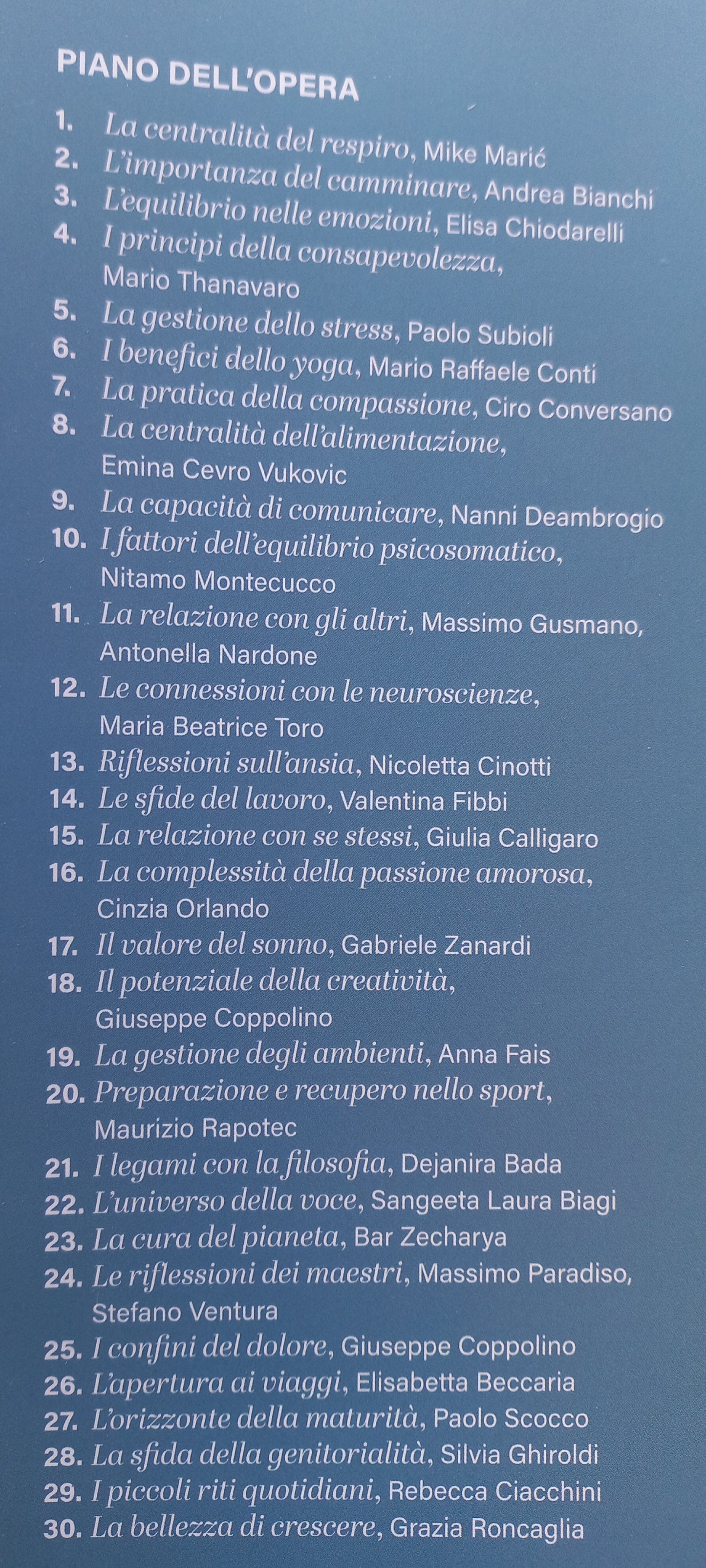 MINDFULNESS 3^uscita L'EQUILIBRIO nelle EMOZIONI (piano dell'opera in 2^ foto)