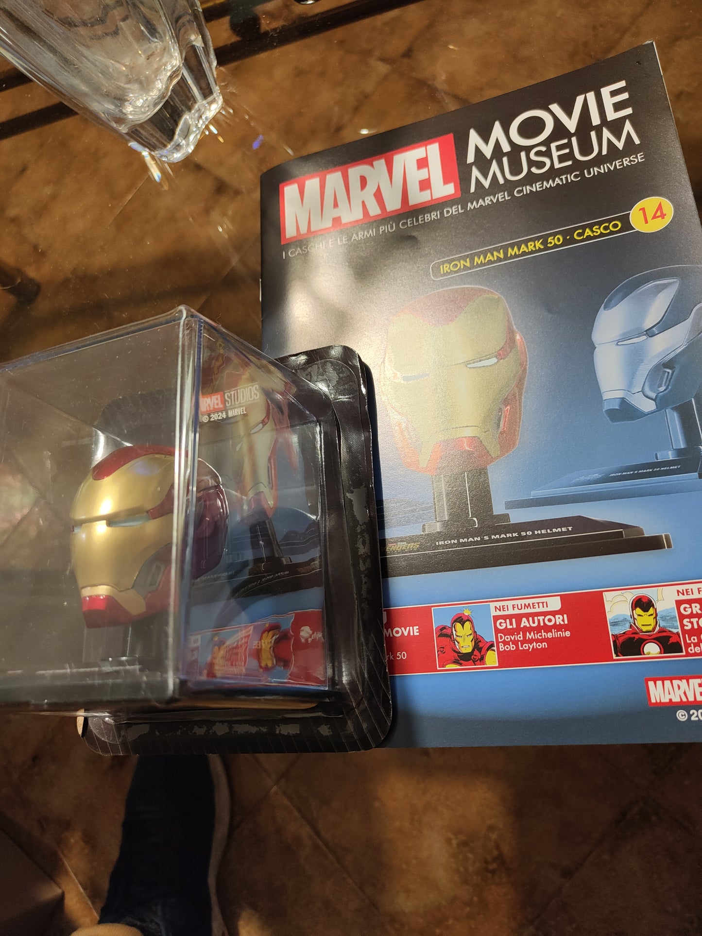 Collezione Marvel movie: Iron Man Mark 50 .casco uscita n 14 . Nuovo
