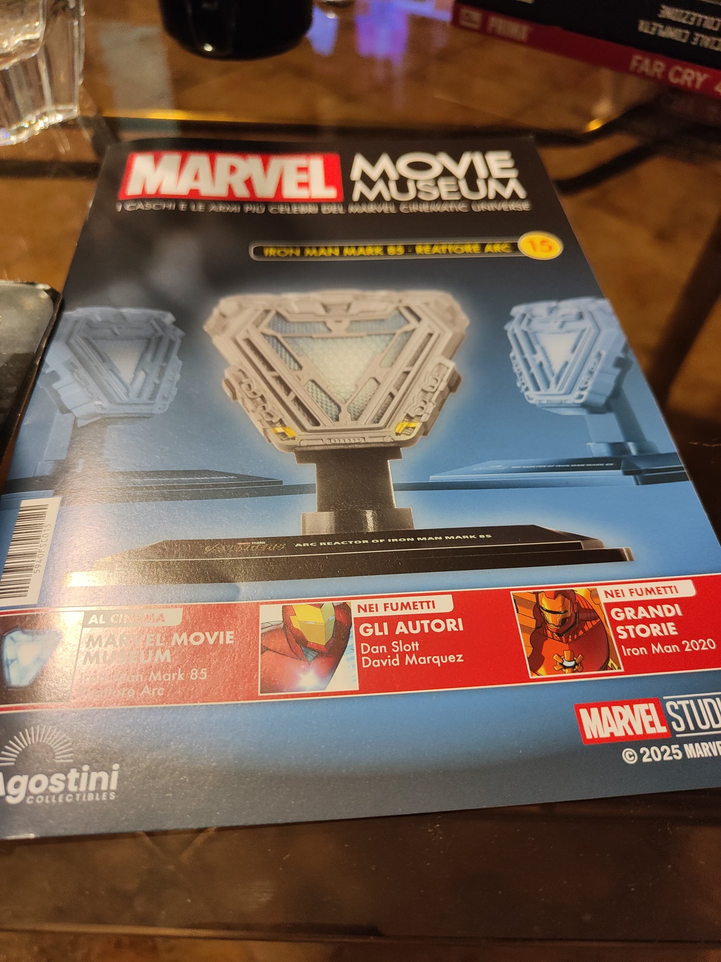 Collezione Marvel movie Museum : Iron Man Mark 50 . REATTORE ARC uscita n 15 . Nuovo