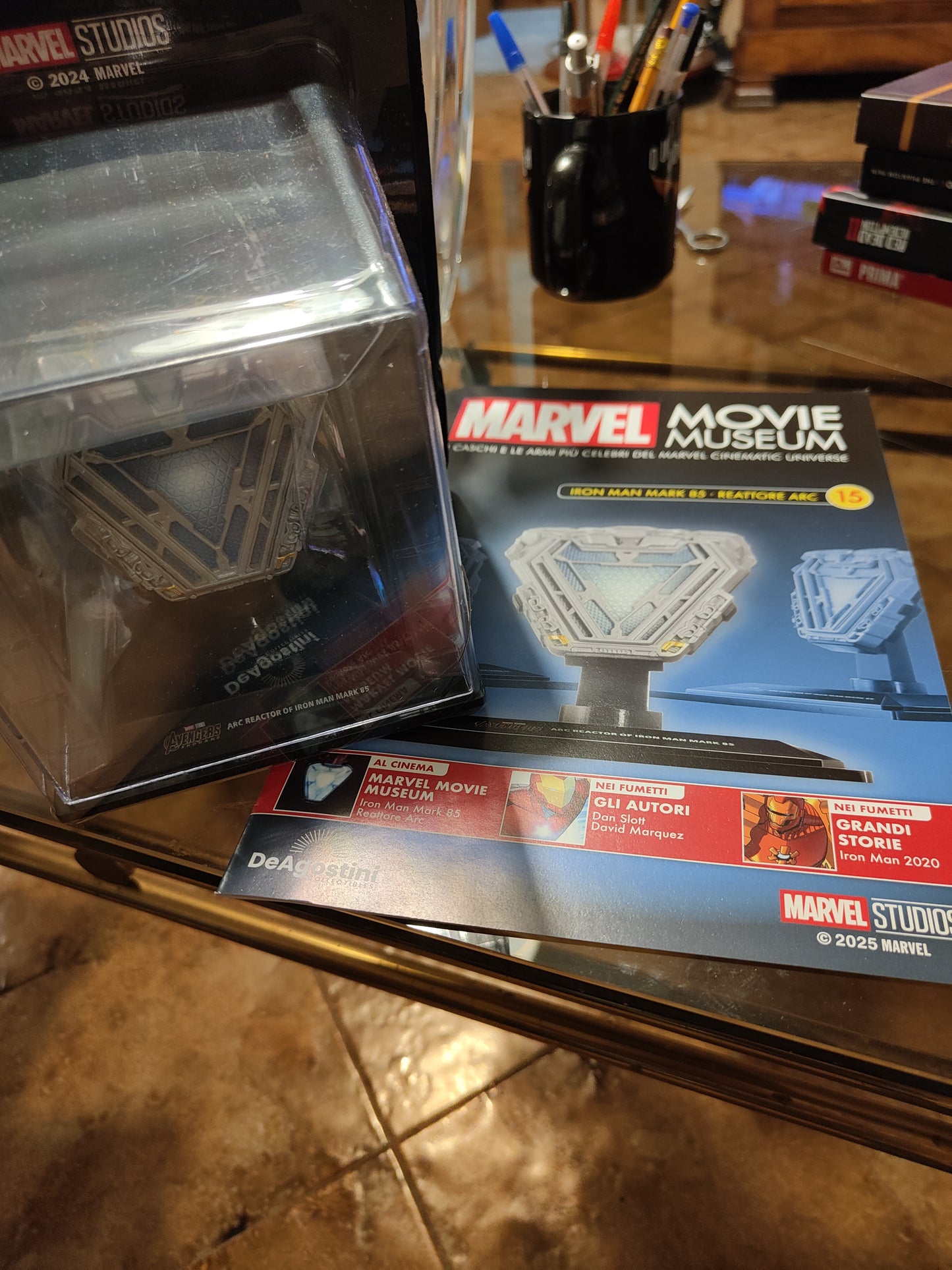 Collezione Marvel movie Museum : Iron Man Mark 50 . REATTORE ARC uscita n 15 . Nuovo