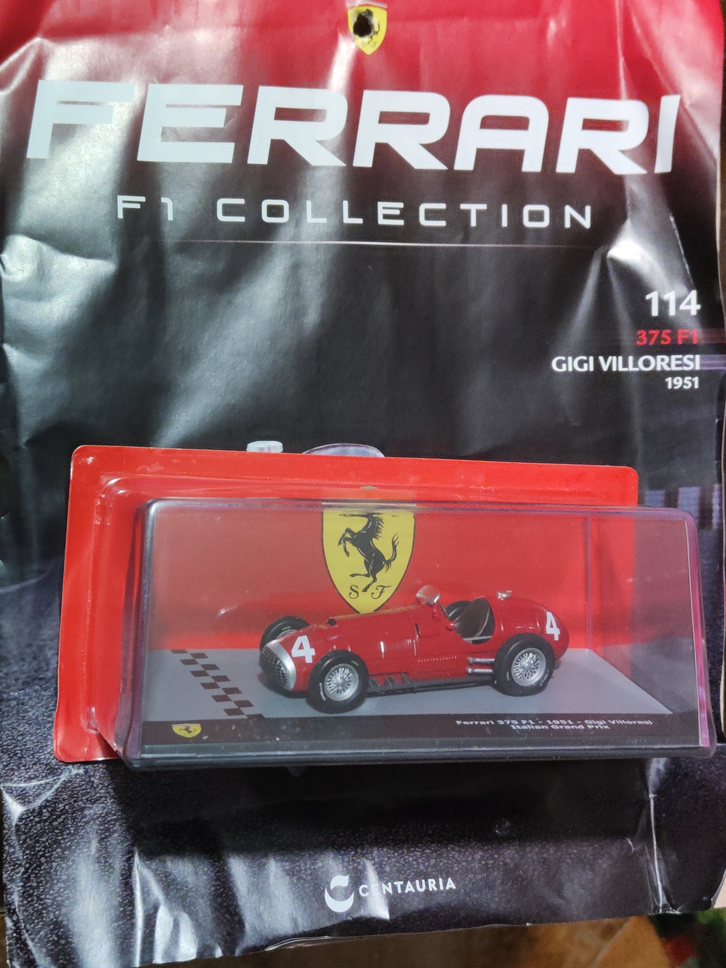 Dalla collezione . Ferrari collection. 1:43 . Gigi Villoresi 375 F1 del 1951