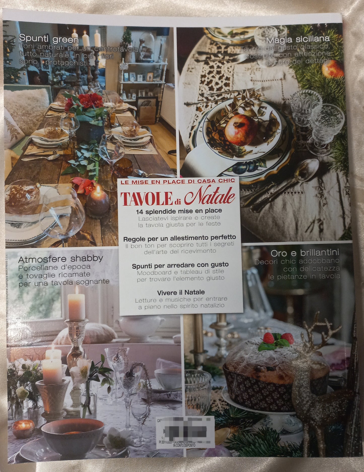 TAVOLE di NATALE - Le mise en place di CASA CHIC