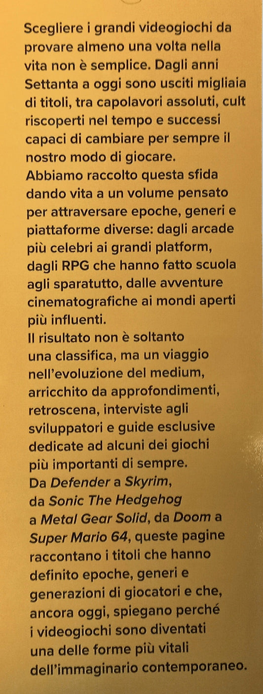 100 VIDEOGAME da GIOCARE PRIMA di MORIRE - Speciale Retro gamer