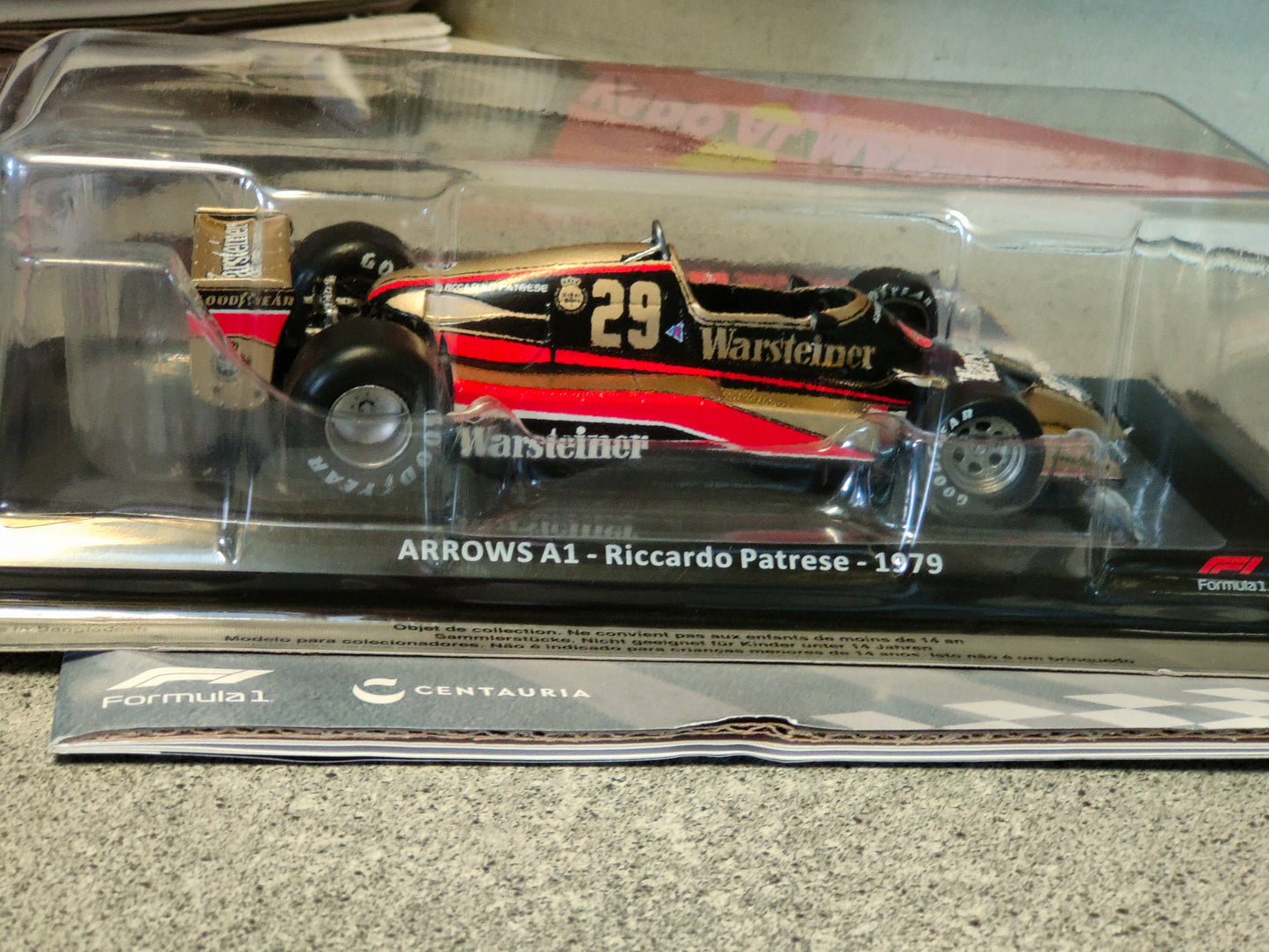 GRANDI FORMULA 1 - ARROWS A1 Riccardo Patrese . 1979 - uscita n 56 con fascicolo NUOVA