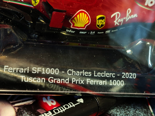 LE GRANDI FERRARI - SF1000 di Charles Leclerc anno 2000 Tuscan grand Prix - uscita n 7 - NUOVA con fascicolo
