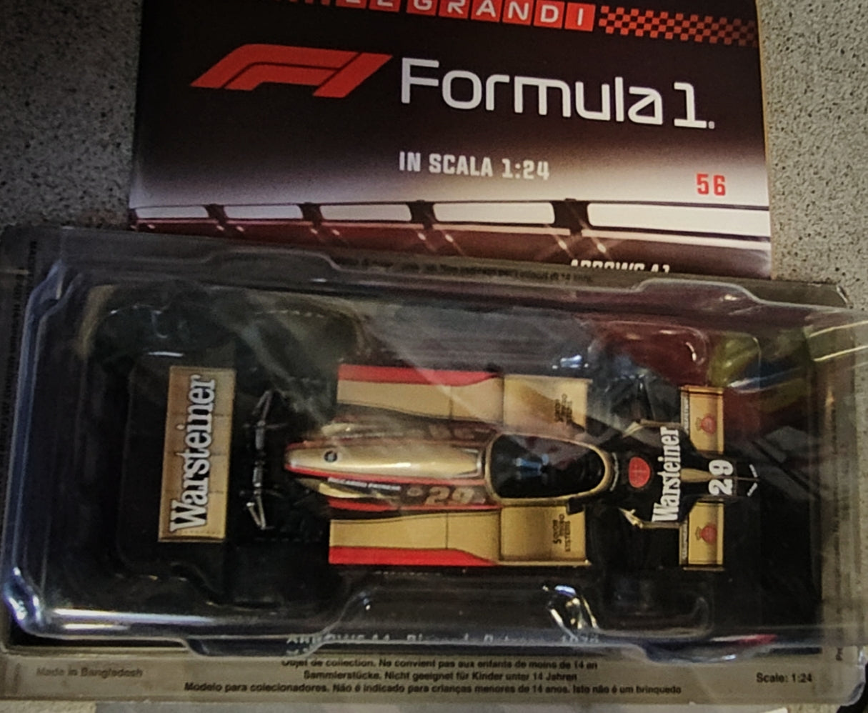 GRANDI FORMULA 1 - ARROWS A1 Riccardo Patrese . 1979 - uscita n 56 con fascicolo NUOVA