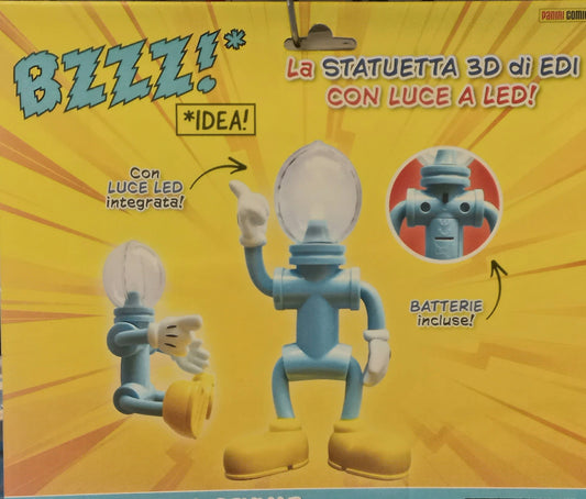 TOPOLINO n 3699 + Statuetta EDI con LAMPADINA LED