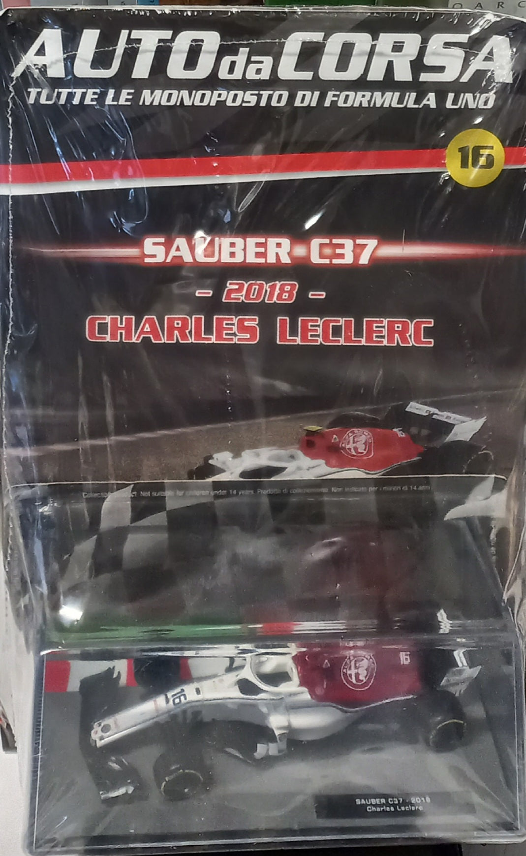 Auto da corsa  1:43 n.16 SAUBER C37 - CHARLES LECLERC - 2018
