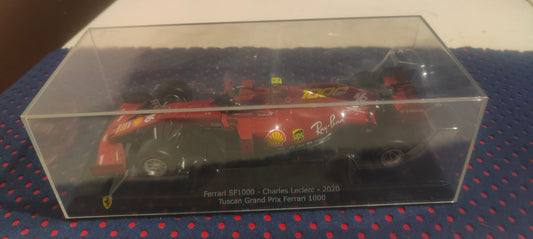 6 Ferrari 1:24 Leclerc , Barrichello , Alonso, Gonzales  Reuteman  nuovi con fascicoli