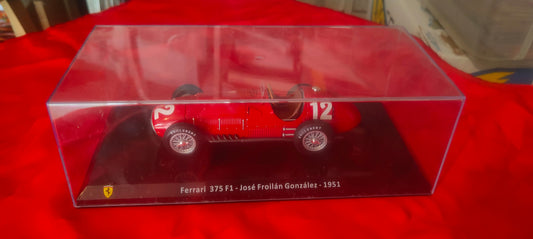 6 Ferrari 1:24 Leclerc , Barrichello , Alonso, Gonzales  Reuteman  nuovi con fascicoli