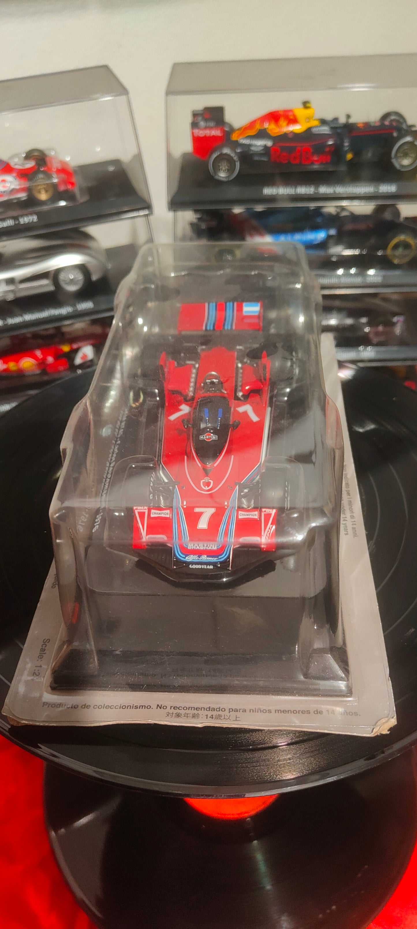 3 Auto da corsa . Grandi formula 1  Centauria  form 1.24 Reutemann  Alesi  Piquet   nuove  con fascicolo