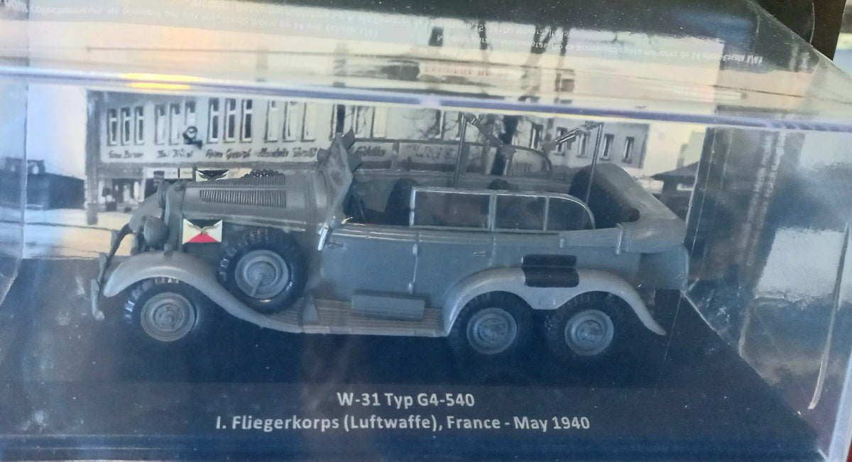 VEICOLI MILITARI della SECONDA GUERRA MONDIALE- 2^ uscita - Mercedes W-31 Typ G4-540  I. Fliegerkorps (Luftwaffe) (France, May 1940)