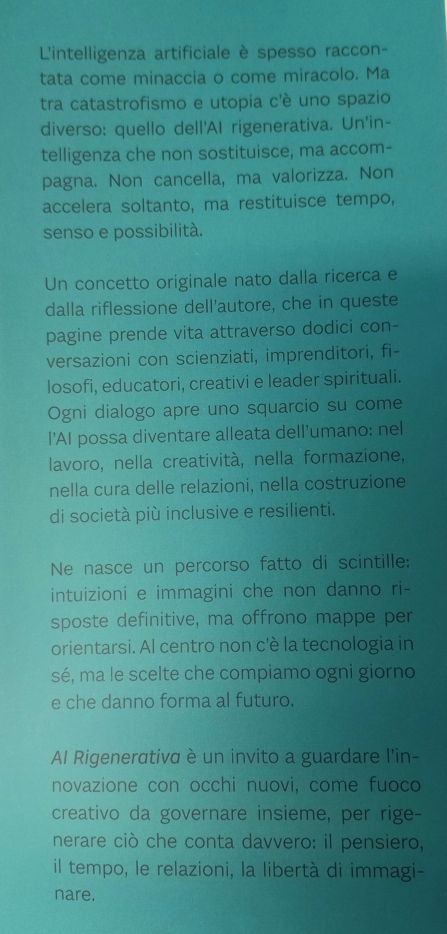 AI RIGENERATIVA - libro di GIONATA TEDESCHI