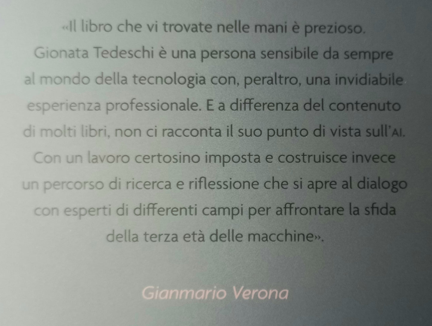 AI RIGENERATIVA - libro di GIONATA TEDESCHI