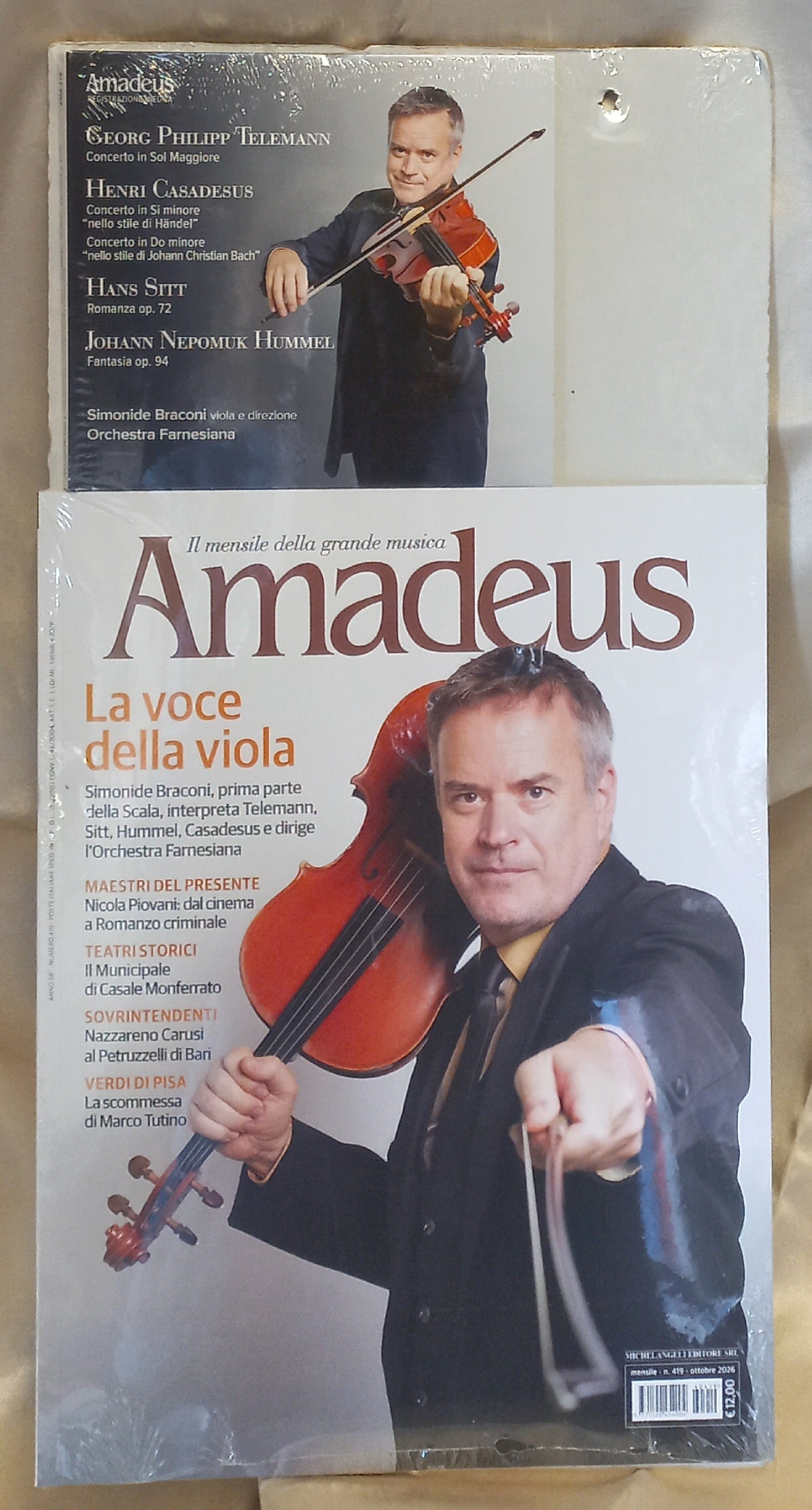 AMADEUS n 419 Ottobre 2026 - Rivista + cd (vedi foto)