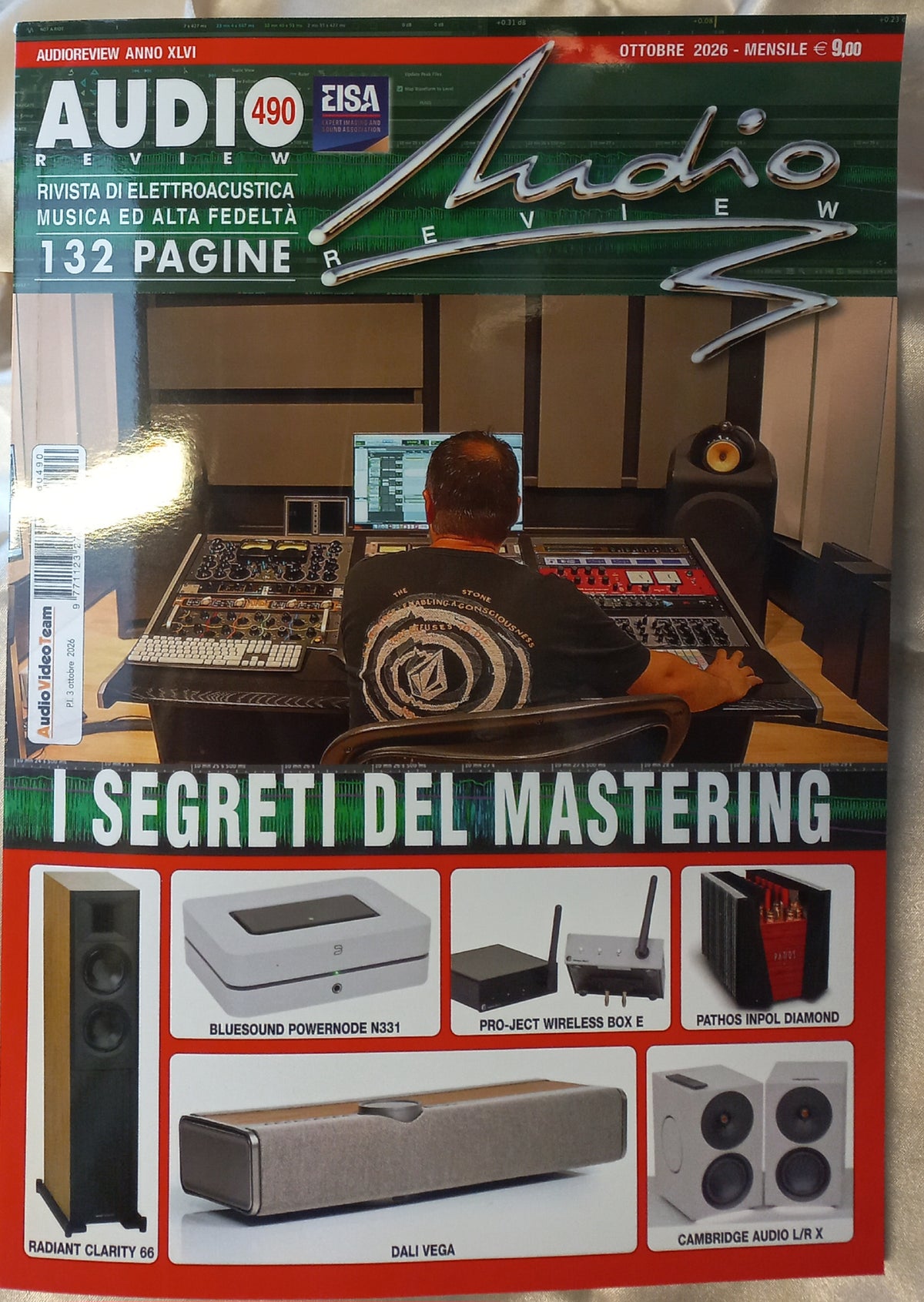 AUDIO REVIEW n. 490 - I segreti del mastering