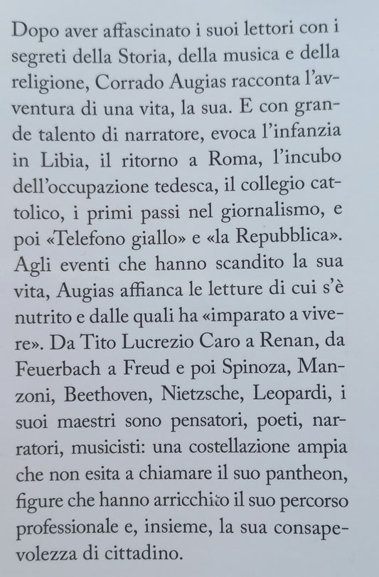 CORRADO AUGIAS - LA VITA S'IMPARA - Libro